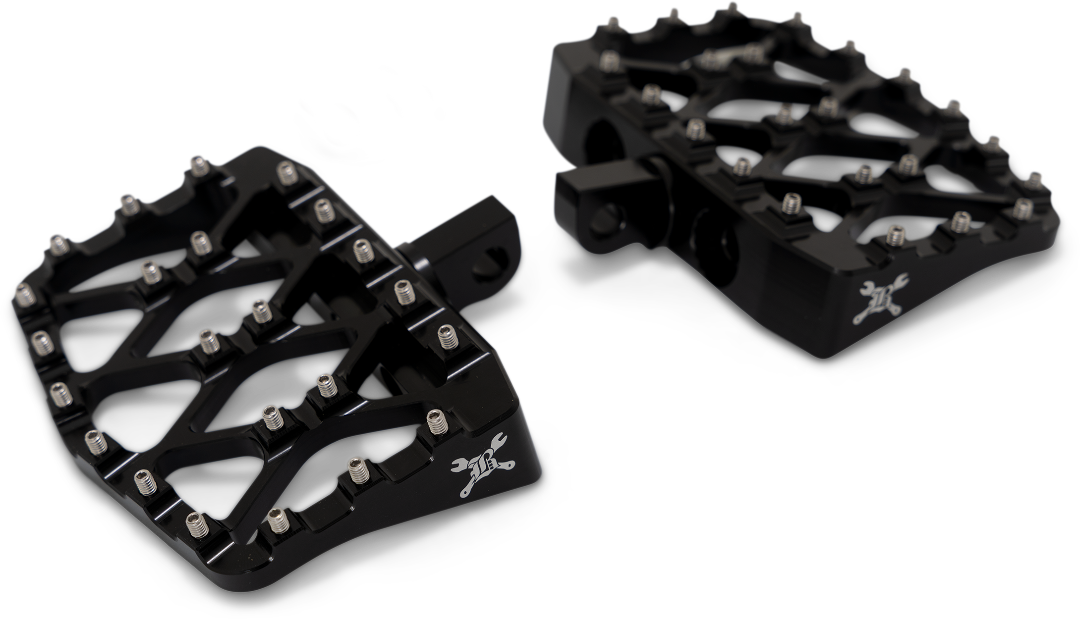 Burly Brand MX-Evolution Mini Floorboards Foot Controls B13-1018B - XL MX-Evolution Dyna Touring Passenger