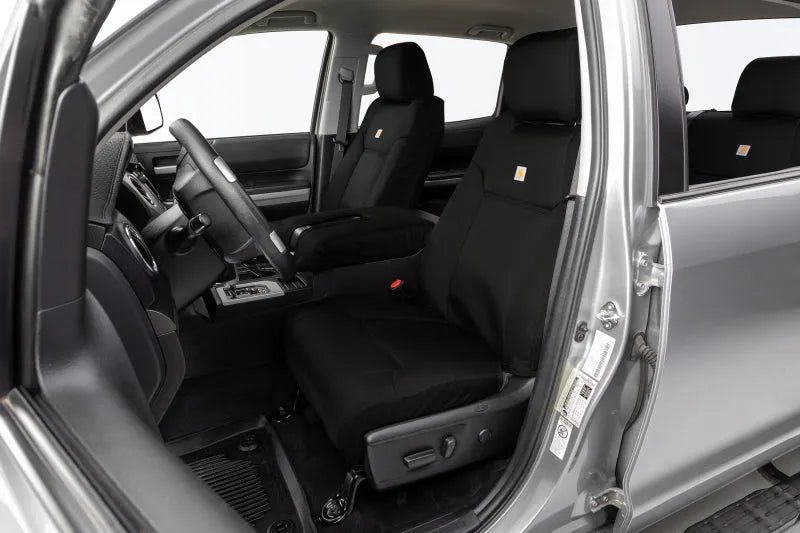 Covercraft 19-22 Ford F250 Carhartt Super Dux PrecisionFit Custom Second Row Seat Covers - Black
