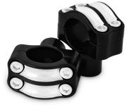Burly Brand Reaper Risers for 1.25" Bars B12-8012BM - Black 1-1 1.25 Bar Set Machined