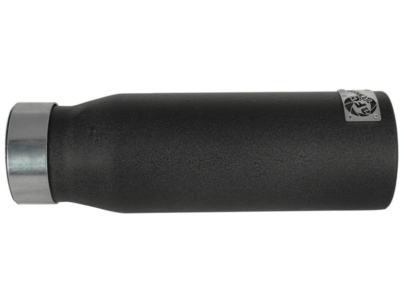 aFe 49-92043-B aFe MACHForce XP Exhausts Tips SS-304 EXH Tip 3in x 4Out x 12L Bolt-On (blk)