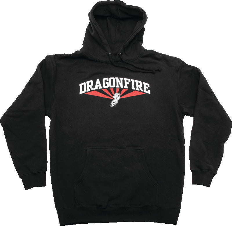 DragonFire Racing 523125 DragonFire Racing Dfr Az Hoodie Blk/Rd Lg - 523125
