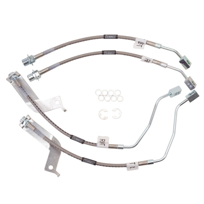 Russell 693210 Russell Performance 99-04 Ford Mustang with Traction Control (Except Cobra) Brake Line Kit - 693210