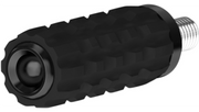 Roland Sands Design Toe Peg Billet Traction - Black Ano - RV and Auto Parts