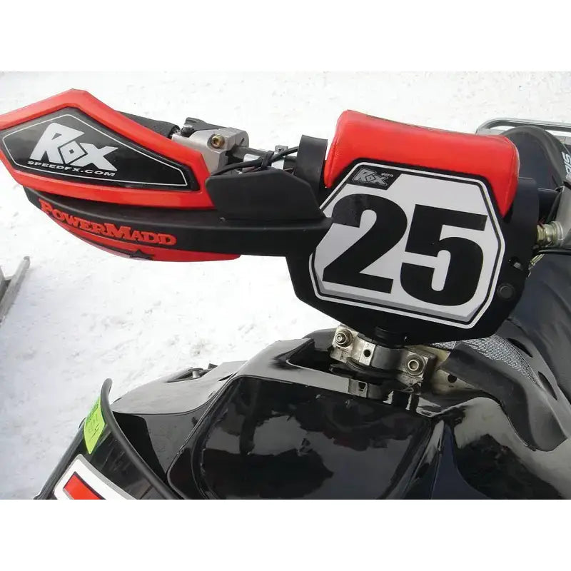 1FNP-N/B Rox S/M Front Number Plate Blk 