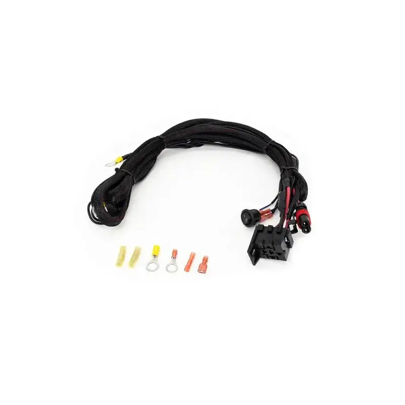 Black wiring harness with connectors for 1L-40A-320 Triplerlight One-Lamp Harness Kit