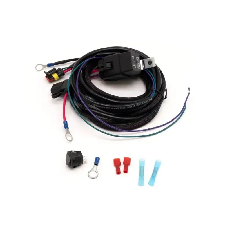 Wiring harness with relay and connectors for 1L-LP-PL-120 Triplerlight 1-Lamp harness kit