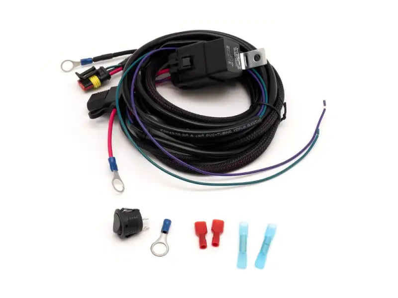 Wiring harness with relay and connectors for 1L-LP-PL-120 Triplerlight 1-Lamp harness kit