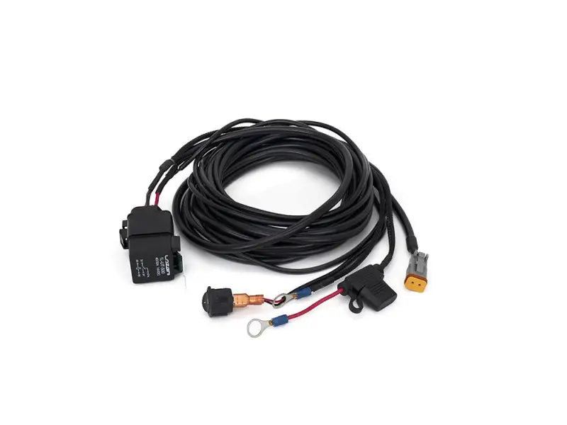 Black wiring harness with connectors for 1-Lamp Harness 1L-UT-500 Triplerlight Utility Series