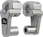 Pair of polished aluminum handlebar risers for 1R-P5SE Elite Series Pivot Handlebar Riser 5