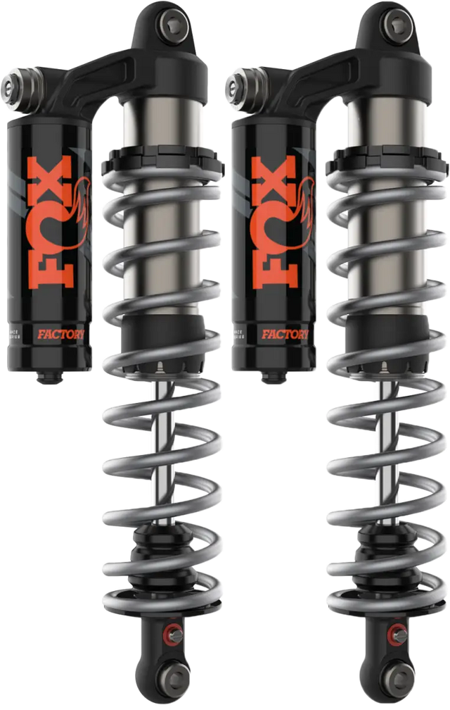 Black and silver shock absorbers with coil springs for 2.0 Podium Rc2 Front Pol 4 Seat RV parts & accessories
