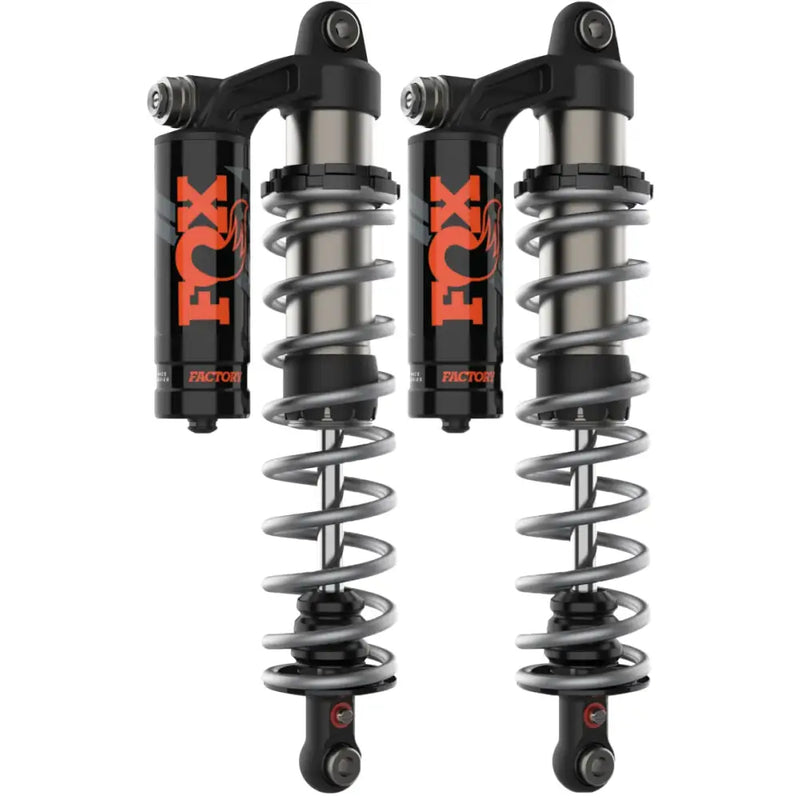 Black and silver shock absorbers with coil springs for 2.0 Podium Rc2 Front Pol 4 Seat RV parts & accessories