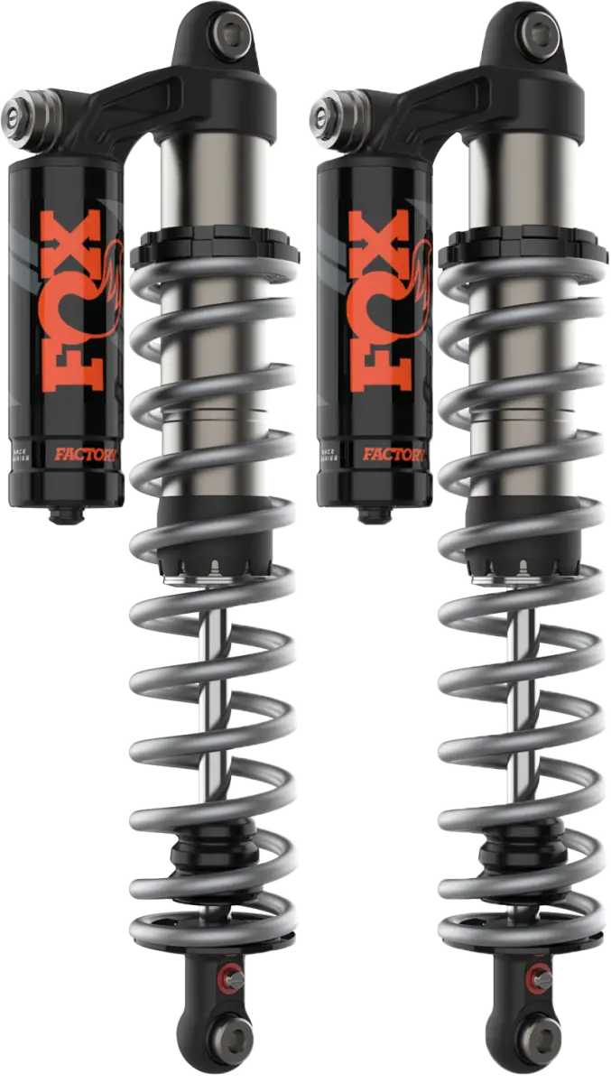 Black and silver coil-over shock absorbers for truck parts and accessories in the 2.0 Podium Rc2 Rear Pol 4 Seat