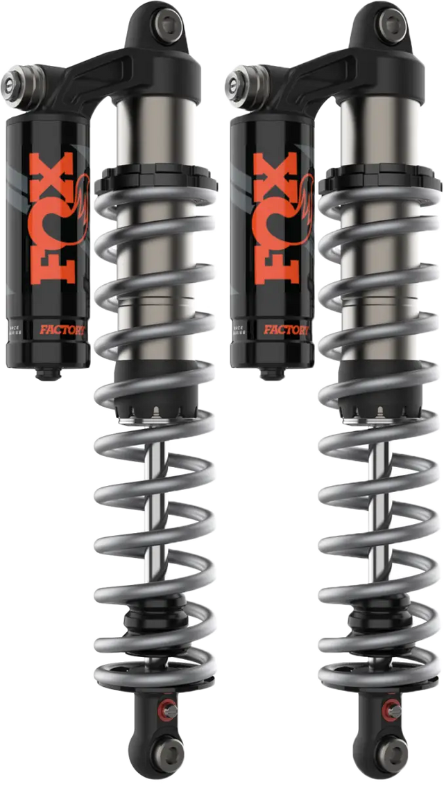 Black and silver coil-over shock absorbers for truck parts and accessories in the 2.0 Podium Rc2 Rear Pol 4 Seat