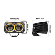 XK GLOW 2" 30w Spot Beam Offroad Lights