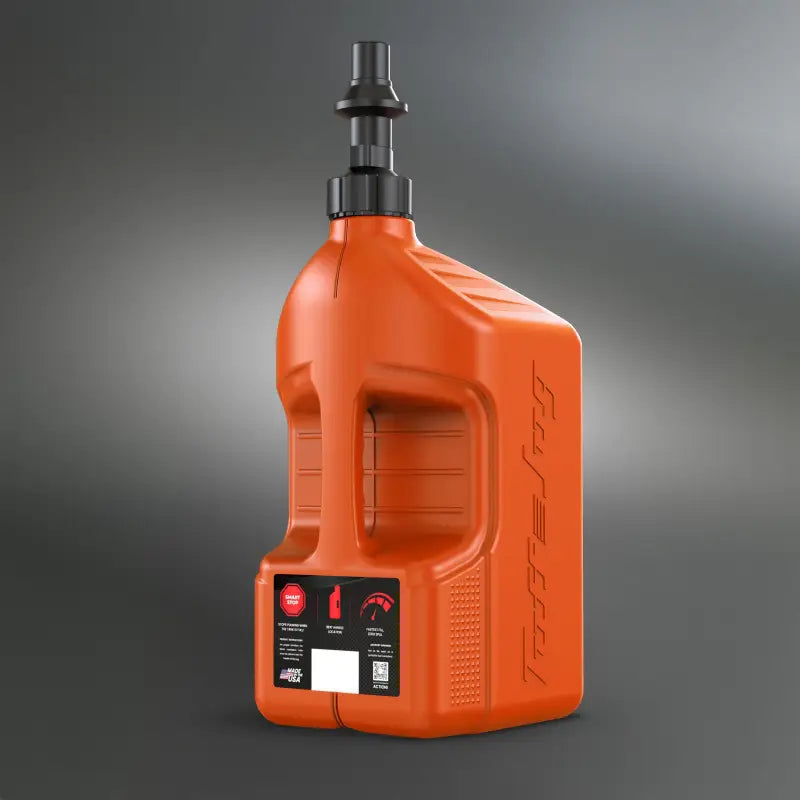 Utility Container Orange W/ Orange Cap 2.5 Gal - TUFF JUG