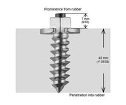 IGRIP 2" 50mm Shoulder Studs Qty 1000