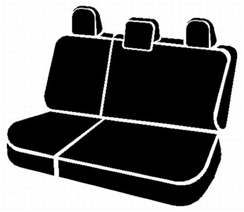 SL62-88 BLK/BLK FIA Sl Rear 60/40 Split Seat Cover Ford