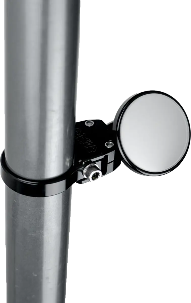 2.0" Racing Spot Mirror Black - AXIA