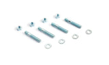 Cometic Carburetor Studs 2in Zinc Plated - Set of 4 With Washers and Nuts - Cometic Gasket