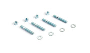 Cometic Carburetor Studs 2in Zinc Plated - Set of 4 With Washers and Nuts - Cometic Gasket