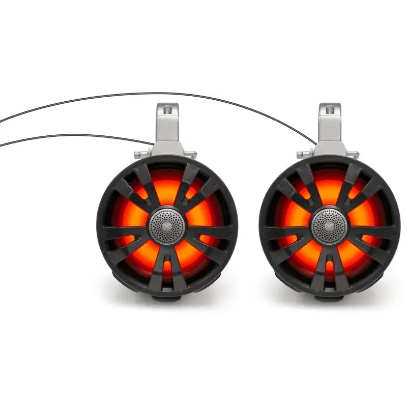 ECOXGEAR 2 Pack Black 8' Speakers Non Amplified for Powersports