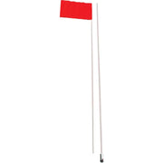 #2 Safety Flag 6ft Ea. 2pc  12"X18" Flag 