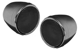 2 Speaker Bt Amplified Kit 3’’ Speakers Black Chrome - Powersports