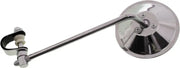 20-06804 Round Clamp On Mirror Silver 4" 