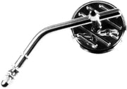 20-06845 Mirror Chrome Buffalo 3" R/L Yam 