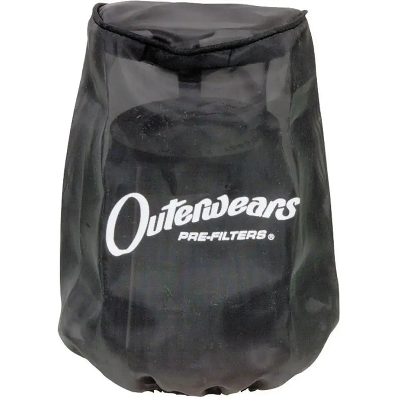 Black Outerwears pre-filter for K&N RU 3480 model, featuring water-resistant silicone impregnated micro-mesh for preventing sand, dirt, clay, and water from entering the filter, designed for RV, Automotive, Powersports, off-road, marine, exterior, truck accessories, interior, truck bed, RV parts, Powersports, Auto Maintenance, Truck Auto Air Filters, Powersports Performance Air Filters, Parts for Powersports ATV UTV, Engine & Intake Motorcycle ATV UTV Watercraft, AVADA - Best Sellers.