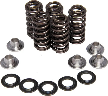 Automotive spring kit replacement with valve springs, retainers, and seals for Shovelhead 66-83