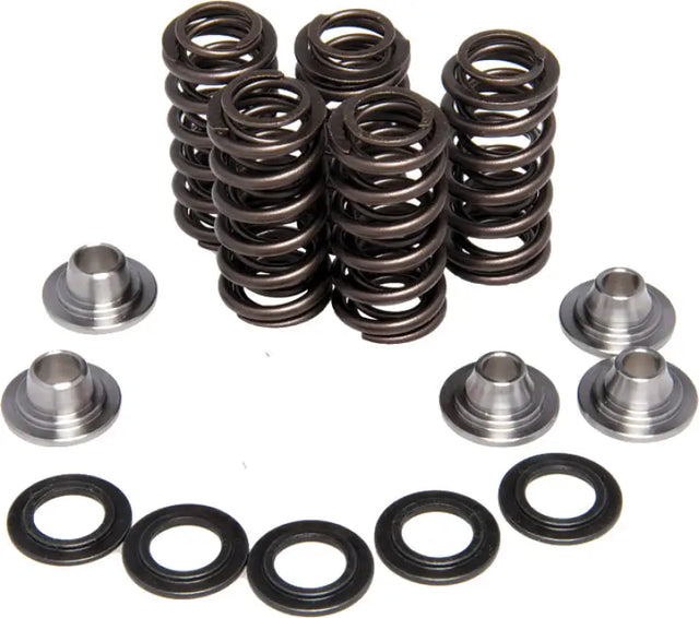Automotive spring kit replacement with valve springs, retainers, and seals for Shovelhead 66-83
