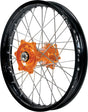 20-4183OB Dubya Rear Wheel 1.85 X 16 Orange Kite Hub Black Rim - RV and Auto Parts