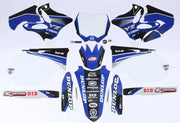D-COR 20-50-125 Yamaha Raceline Graphics Complete Graphic Kit White