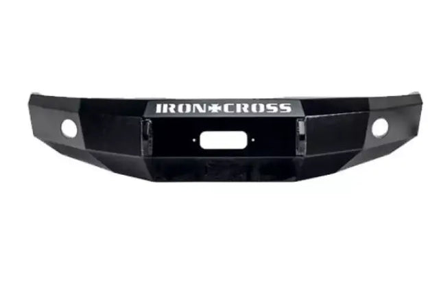 Black metal Ironcross Winch Bump for Chevy 2500/3500 2020 - durable winch bump accessory