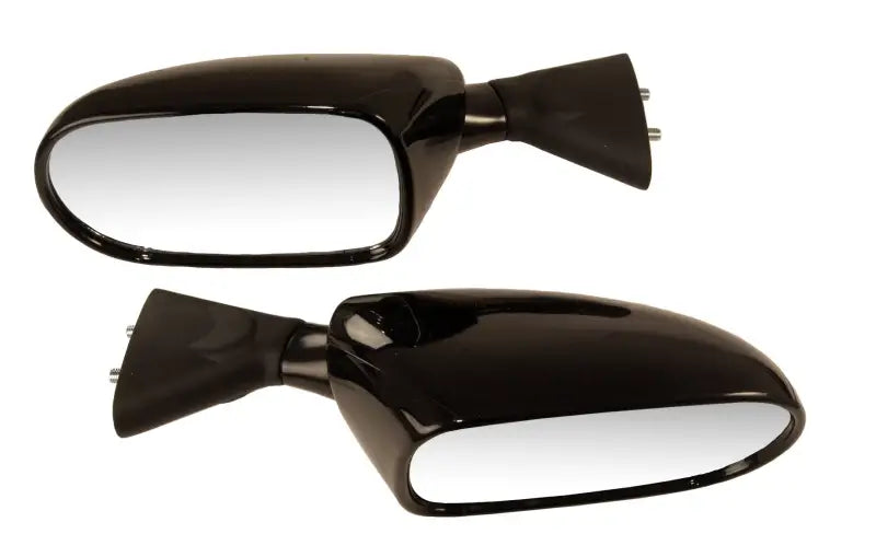 OEM style mirror for motorcycle or sports car, black aerodynamic side mirror