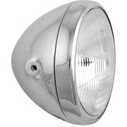 20-6027 7" Headlight Side Mount Chrome 60/55w