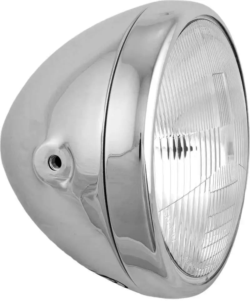20-6027 7" Headlight Side Mount Chrome 60/55w