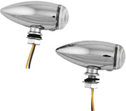 20-6589SCLED Led Bullet Marker Light Chrome W/Clear Lens