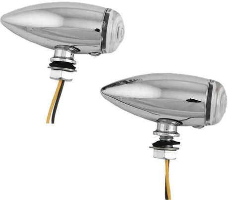 20-6589SCLED Led Bullet Marker Light Chrome W/Clear Lens