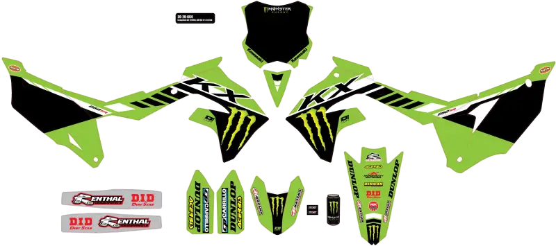 20-20-664 D-Cor Complete Graphic Kit Kawasaki - RV and Auto Parts