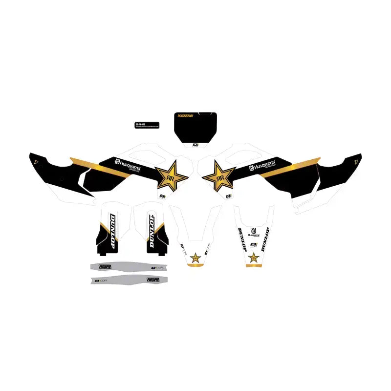 20-70-403 D-Cor Complet Kit Rockstar Husq Tc/Fc 125 450 Blk Bg