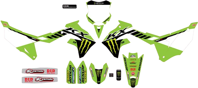 20-20-804 D-Cor Complete Graphic Kit Kawasaki - RV and Auto Parts