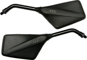 20-97120 Trimline Mirrors Matte Black Yam 