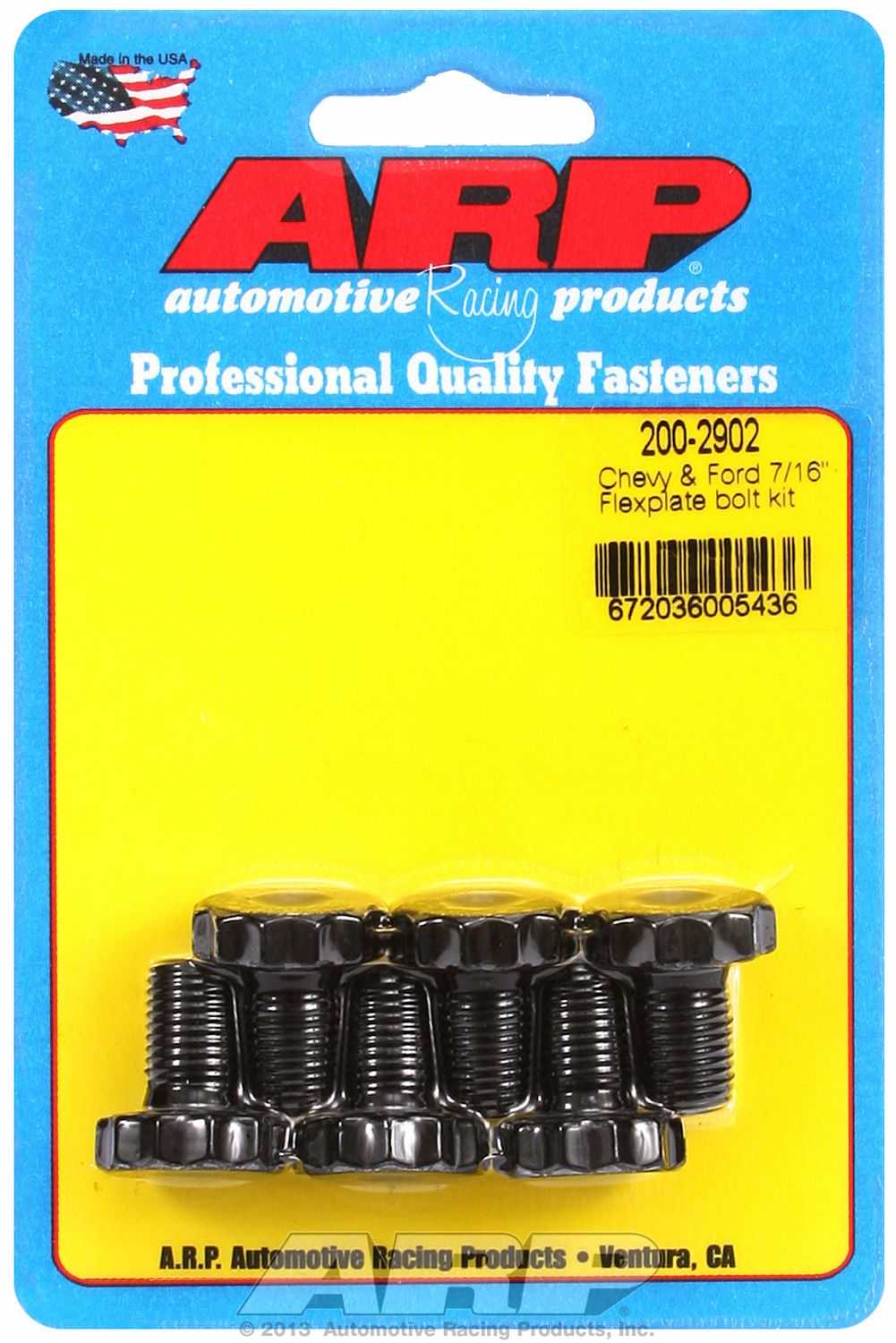 200-2902 ARP Fasteners Auto Trans Flexplate Bolt For Use With 90