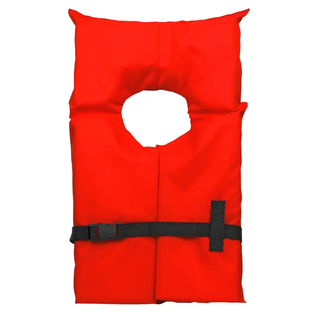 20000-02-A-RD Airhead Type II Keyhole Life Vest, high-quality, durable red safety gear for water activities.
