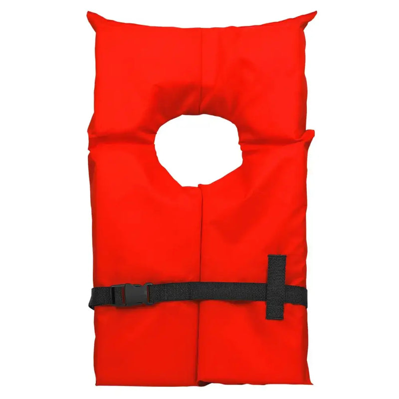 20000-02-A-RD Airhead Type II Keyhole Life Vest, high-quality, durable red safety gear for water activities.