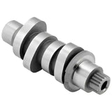 Metal camshaft with lobes for optimized rpm range and power delivery on modified heads