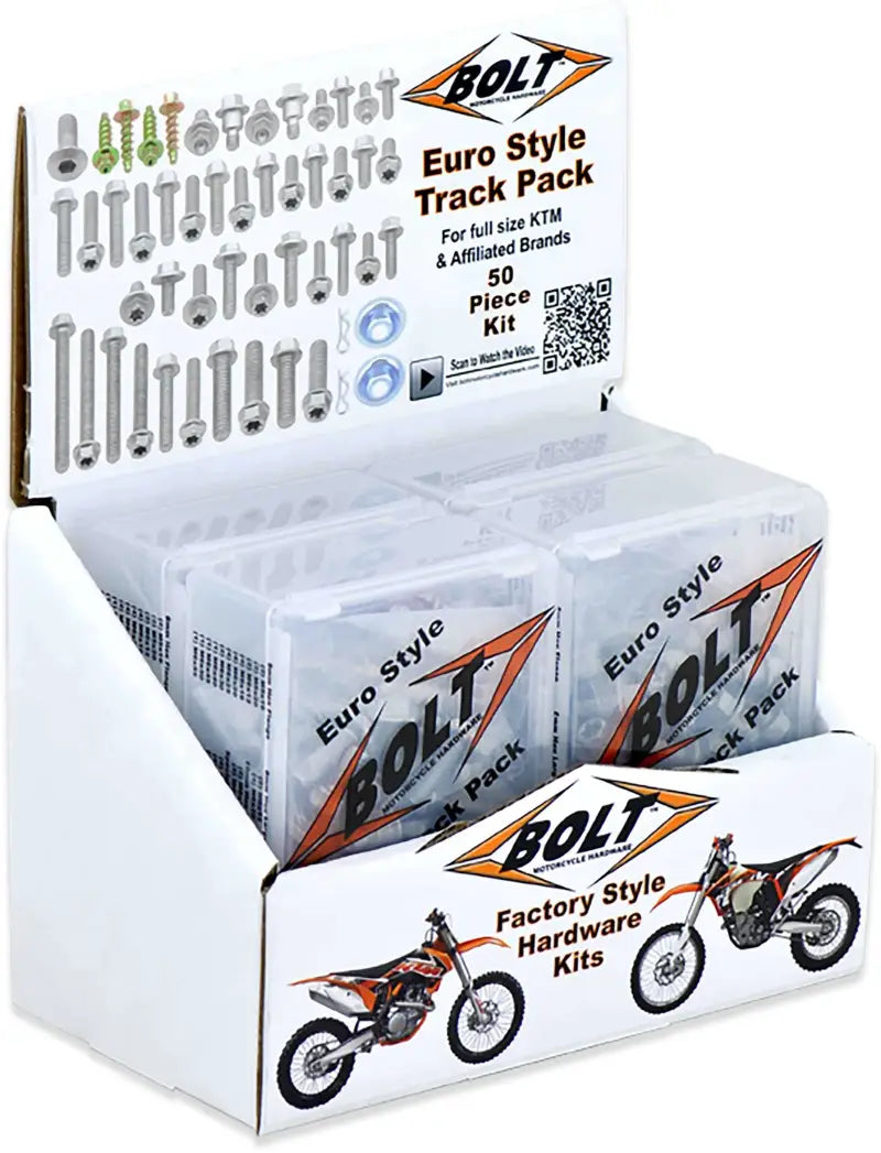 2004-6EU Euro Style Track Pack Ii 6/Pk Display