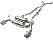 aFe 49-36103-P aFe Takeda 2-1/2in 304SS Cat-Back Exhaust Infiniti G37 08-13/Q60 14-15 V6-3.7 w/ Polished Tips